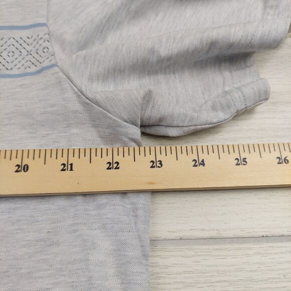 Travis Mathew Polo Shirt Mens XL Gray Color Block Casual Golf Preppy Activewear - Picture 7 of 8